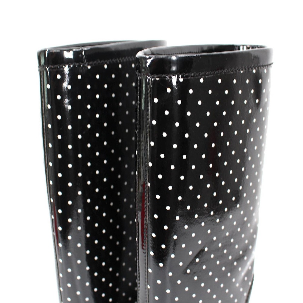 Dolce & Gabbana Wellies Wellington Knee High Polka Dot Rain Boots 35 Spotted - Picture 5 of 7